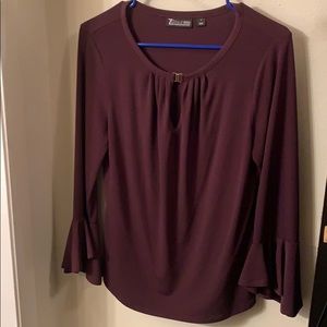 New York & Co Plum Blouse
